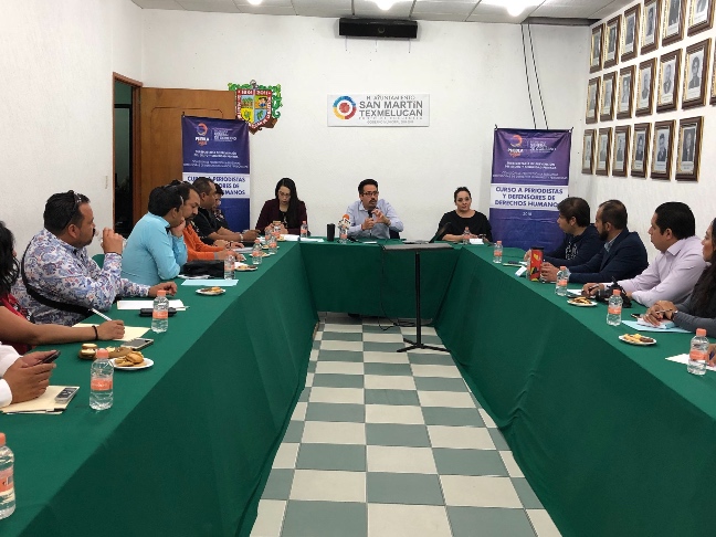 Taller de periodistas en Puebla